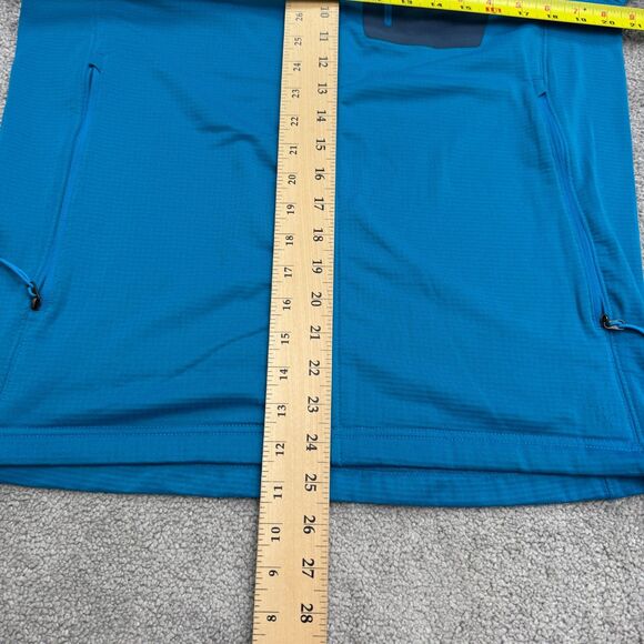 The North Face Borod Hoodie jacket Men Medium Blue Full Zip Pockets Outdoor Hike - Picture 13 of 16